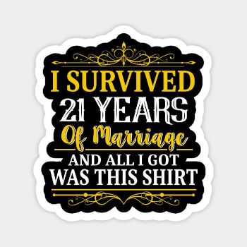 i survived 21 years of marriage shirt