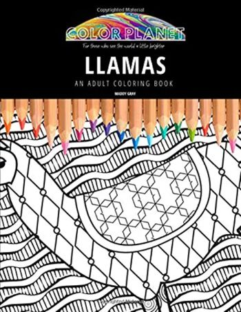 Llama Coloring Book