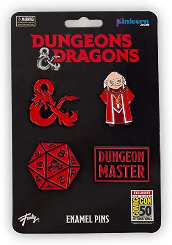 Dungeons and Dragons Enamel Pin Set