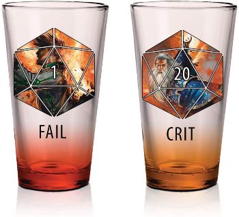 Dungeons and Dragons Pint Glass