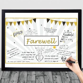 Large Farewell Card