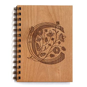 Laser Cut Wood Journal