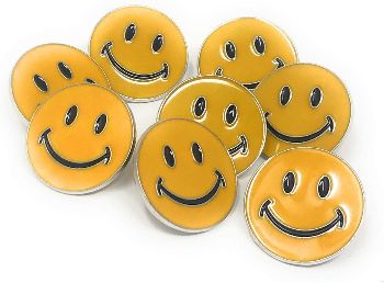 Smiley Face Pins