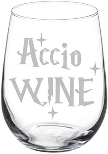 “Accio Wine” Wine Glass