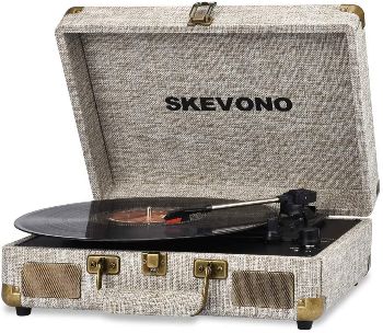 Bluetooth Portable Suitcase Record Player