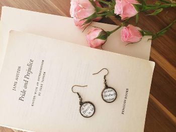 Book Page Earrings