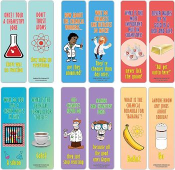 Chemistry Jokes Bookmarks