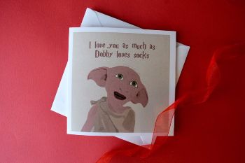 Dobby Greeting Card