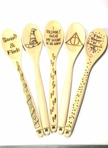 Engraved Wooden Spoons