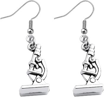 Microscope Dangle Earrings