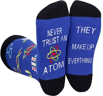 “Never Trust an Atom” Socks
