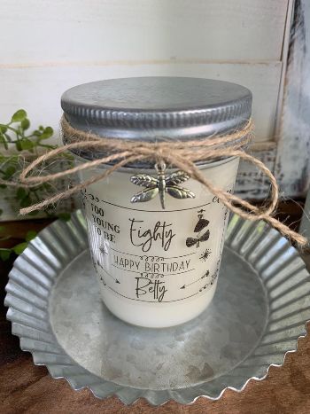 Personalized Candle