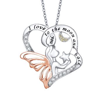 Statement Silver Angel Pendant