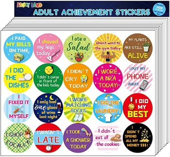 Adult Achievement Stickers