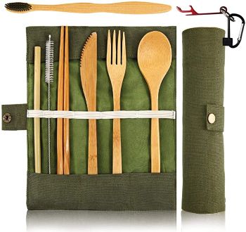 Bamboo Utensils Set