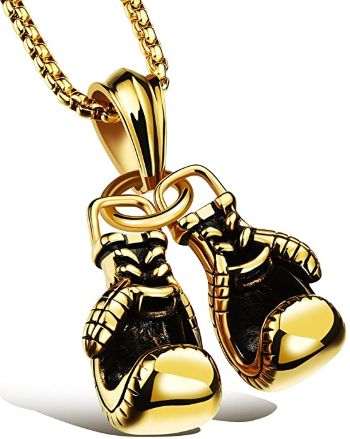Boxing Gloves Pendant Necklace