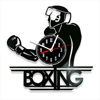 Boxing Vinyl Clock