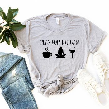 Coffee Yoga Wine Shirt