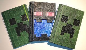 Creeper and Enderman Notebooks