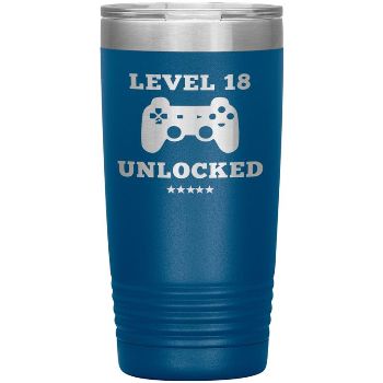 “Level 18 Unlocked” Tumbler