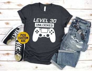 “Level 30” Gamer Shirt
