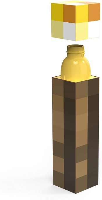 Minecraft Torch Water Bottle