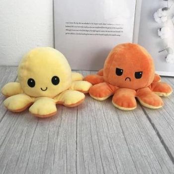 Reversible Octopus Stuffed Toy