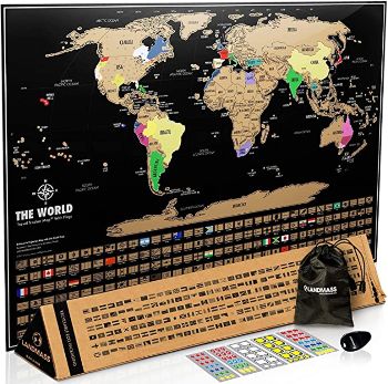 Scratch Off World Map