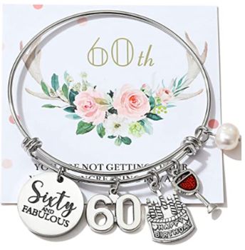 60th Birthday Charm Bracelet