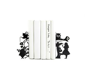 Alice in Wonderland Bookends