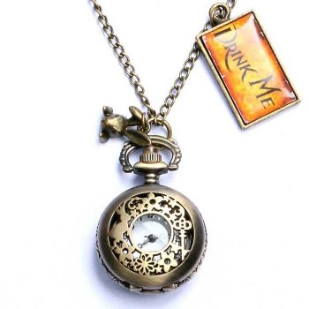 Alice in Wonderland Fob Watch