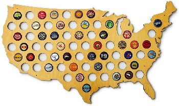 Beer Cap Map