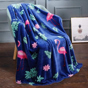 Decorative Flamingo Throw Blanket