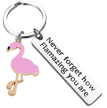 Flamazing Flamingo Keychain