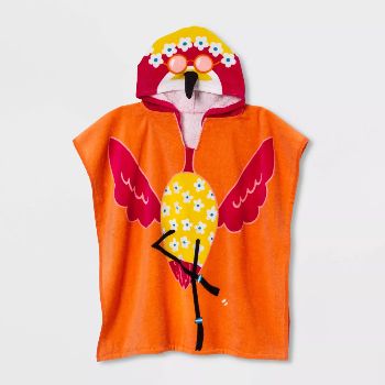 Flamingo Hooded Towel