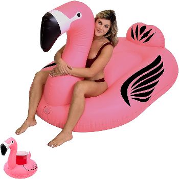 Giant Inflatable Flamingo Pool Float