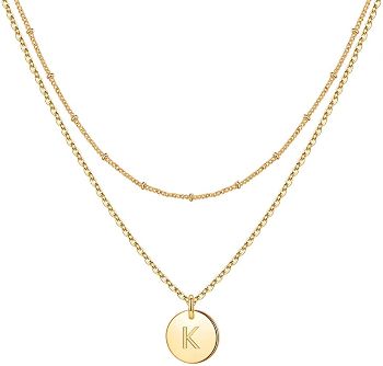 Gold Initial Necklace