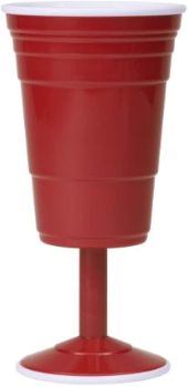 Red Cup Wine Glass