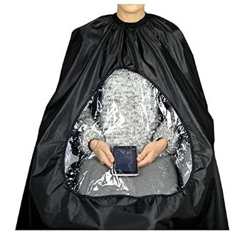 Salon Cape with See-Through Window