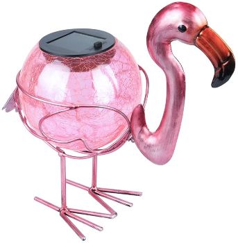 Solar Flamingo Lantern