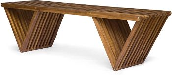 Acacia Wood Bench