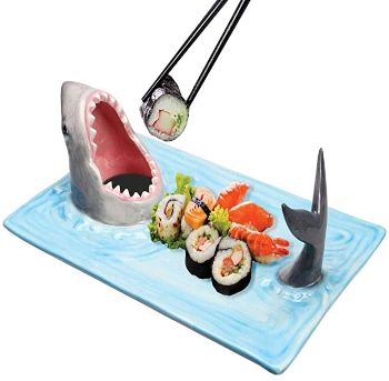 Ceramic Shark Sushi Platter