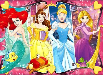 Disney Princesses Glitter Jigsaw Puzzle