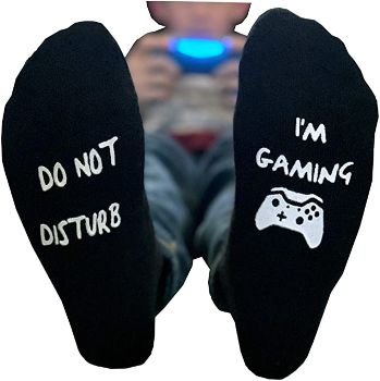 "Do Not Disturb I'm Gaming" Socks