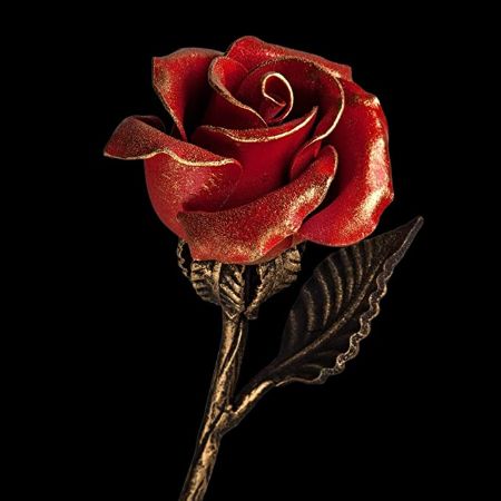  Hand Forged Iron Rose