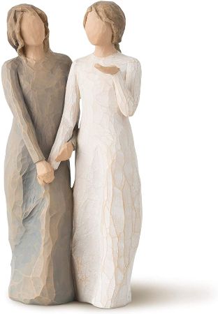 Hand-Painted Sister Figurine