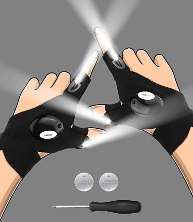 LED Flashlight Gloves