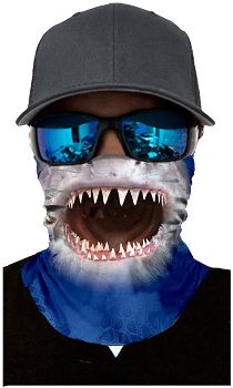 Magic Scarf Shark Mouth Head Wrap