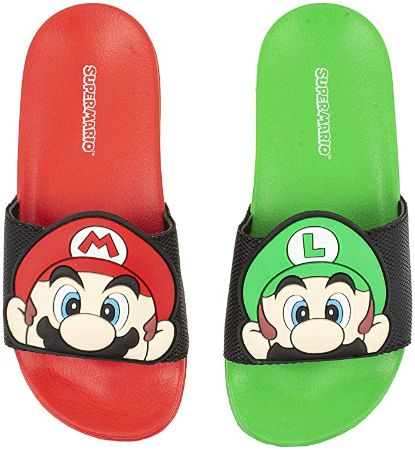 Mario and Luigi Slide Sandals