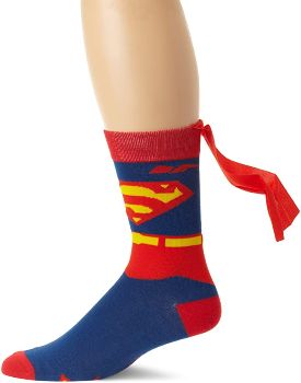 Superman Costume Crew Socks